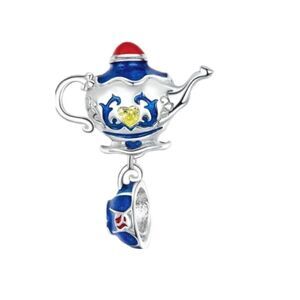 925 Sterling Silver Tea Time Charm